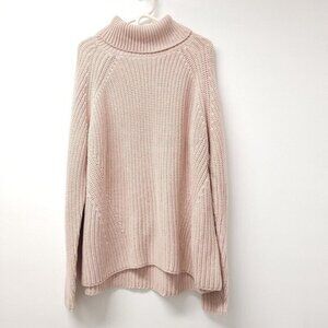 NWT Goodthreads Long Sleeve Turtleneck Sweater Size XXL Light Pink